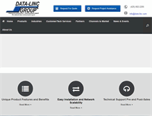 Tablet Screenshot of data-linc.com